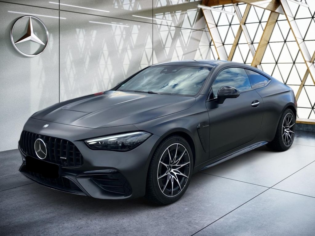 MERCEDES CLE COUPÉ 53 AMG | skladem | nový model | sportovní benzínové coupé | německé předváděcí auto | šedá matná magno | černá kůže | perfektní výbava | VIP sleva | nákup online | AUTOiBUY.com
